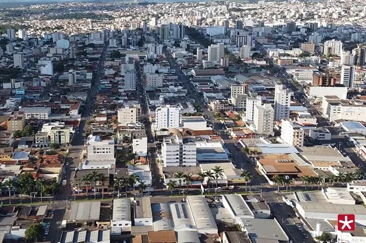 vista aérea de Patos de Minas