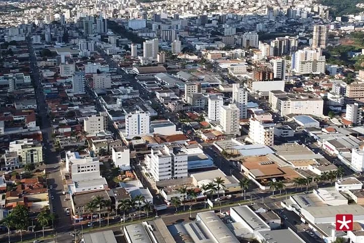 vista aérea de Patos de Minas