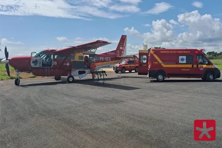 Bombeiros foram acionados para apoio no transporte