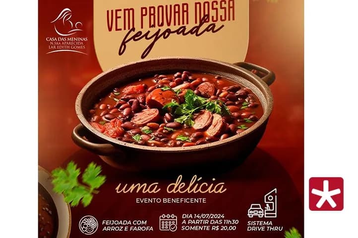 Feijoada beneficente