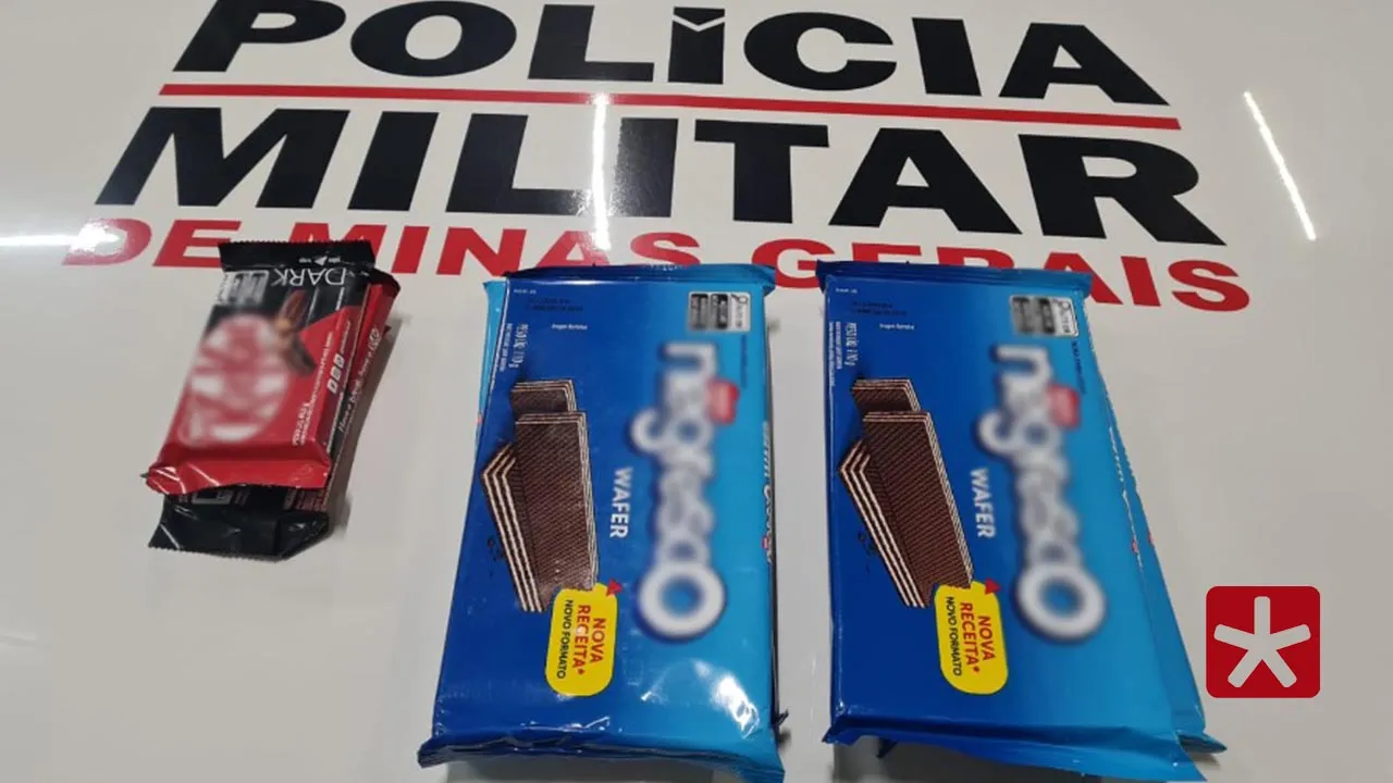 Adolescentes furtam chocolates e bolachas e são apreendidas