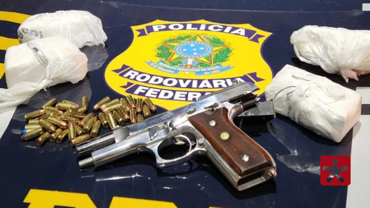 Homem é preso por tráfico de drogas e porte ilegal de arma de fogo em Patos de Minas 