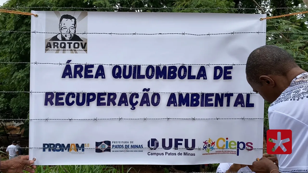 Area está localizada no bairro Sorriso, em Patos de Minas