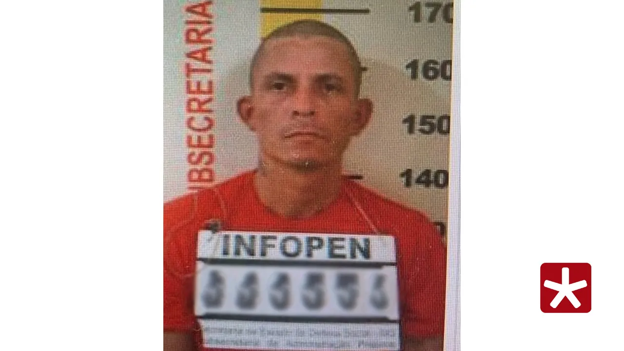 Maciel Pereira dos Santos, de 37 anos, foge de prisão em Carmo do Paranaíba