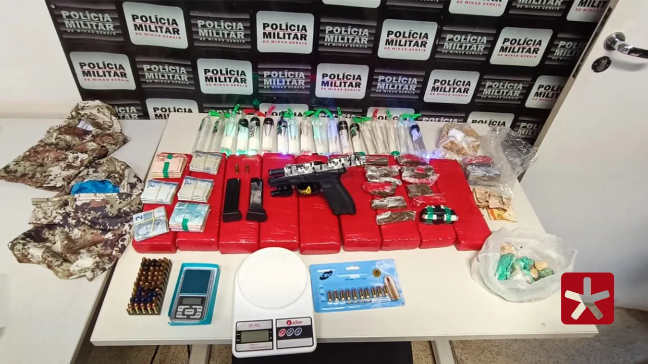 Polícia prende três pessoas e apreende drogas, munições e veículos