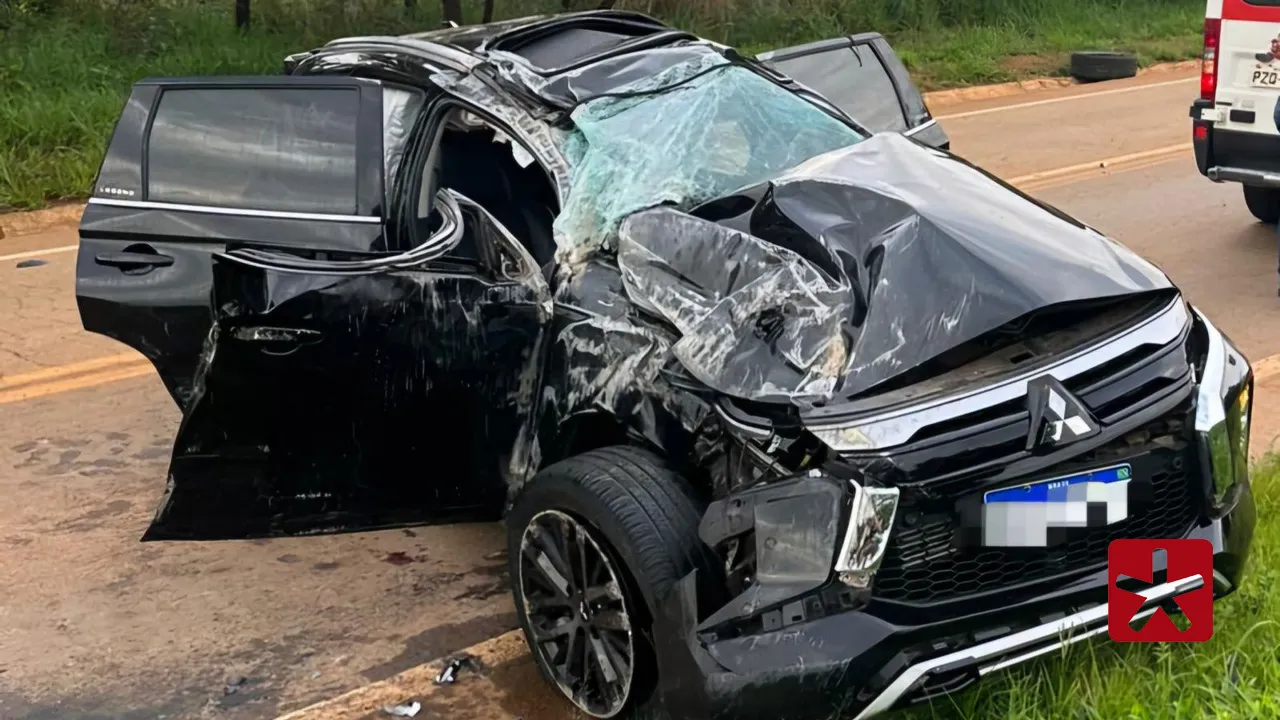 Colisão ocorreu na BR-352, em Abadia dos Dourados 