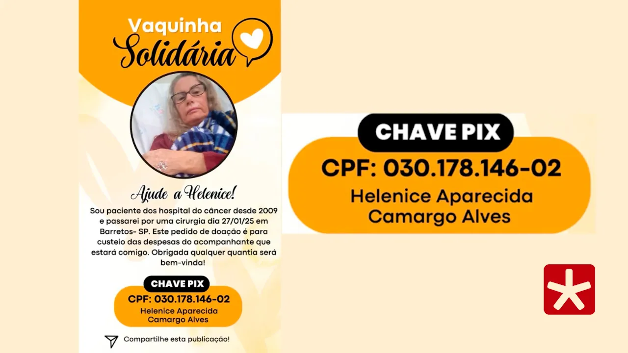 Helenice Aparecida Camargo enfrenta câncer desde 2009 