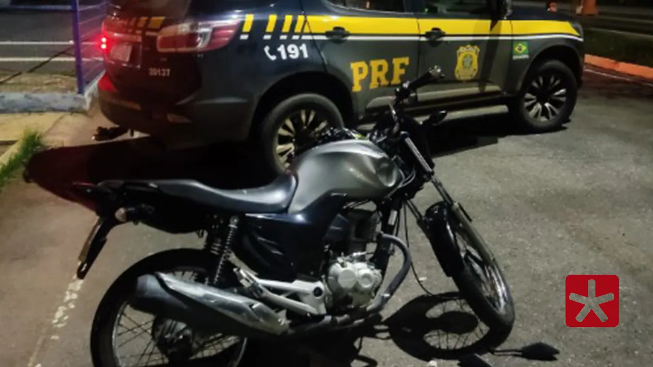 Motocicleta clonada em São Paulo é apreendida pela PRF em Patos de Minas
