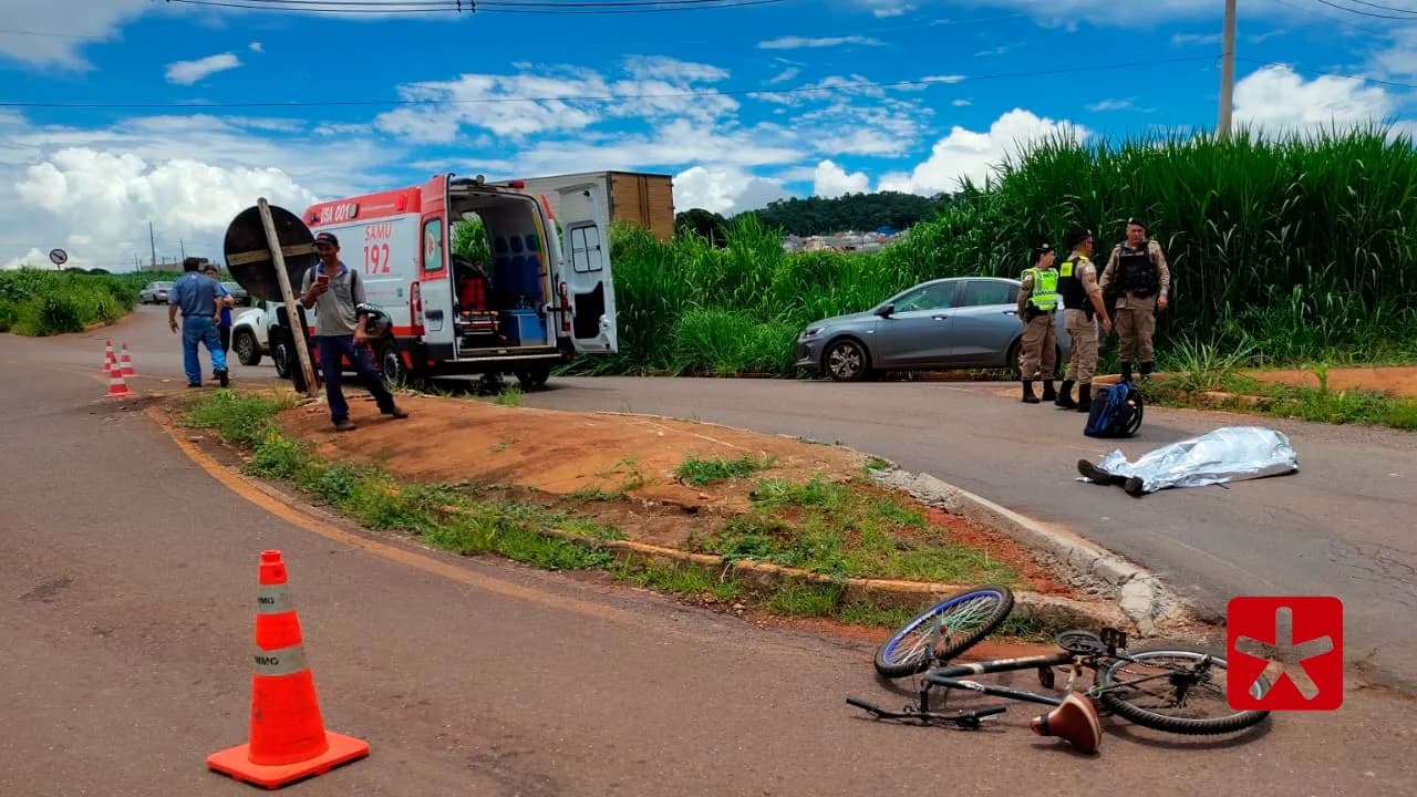 Acodente ocorreu no Bairro Morada da Serra, nesta teça-feira (24)