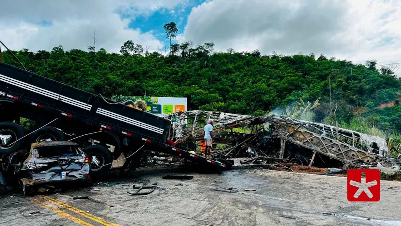 Acidente ocorreu na BR-116, em Teófilo Otoni