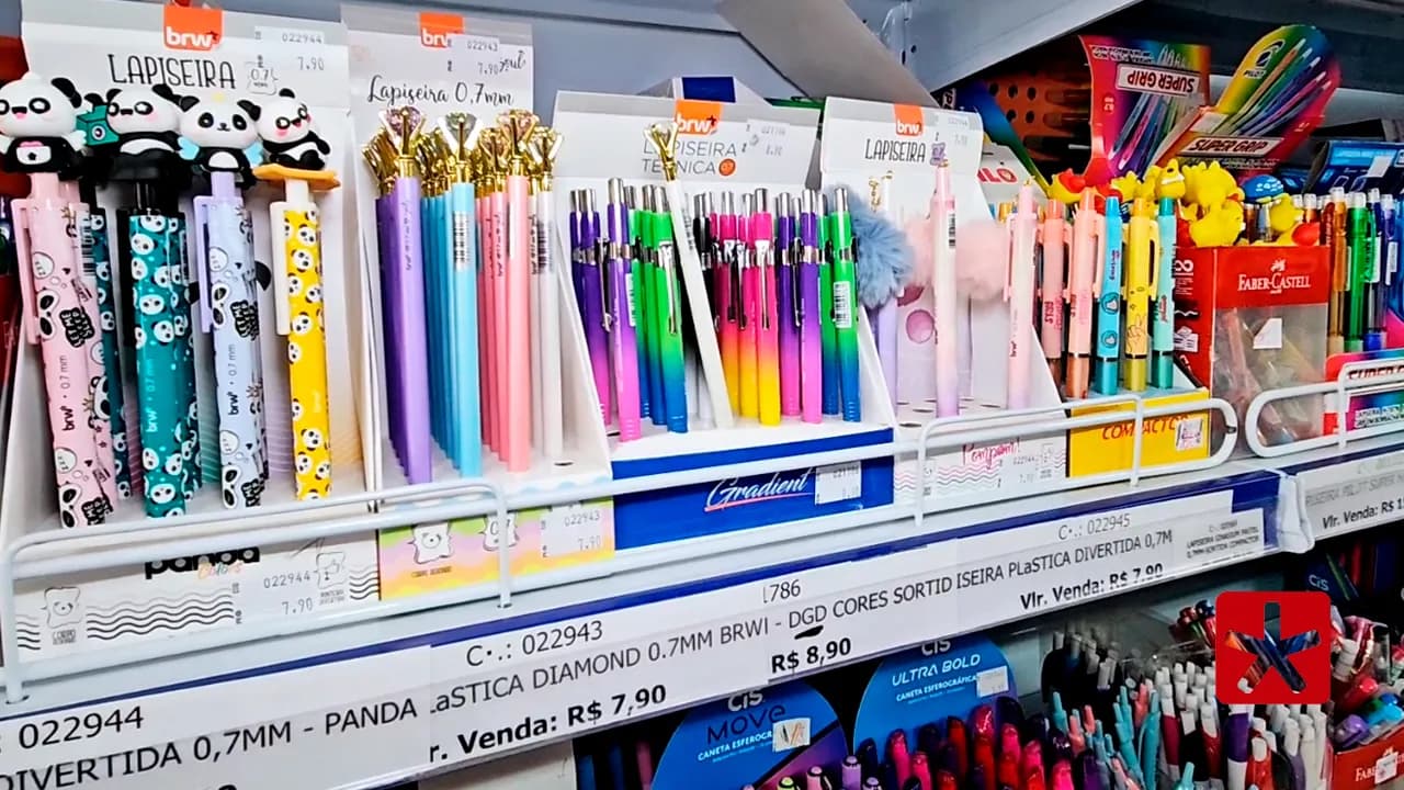 Movimentação em papelarias já começou no segundo dia útil de 2025