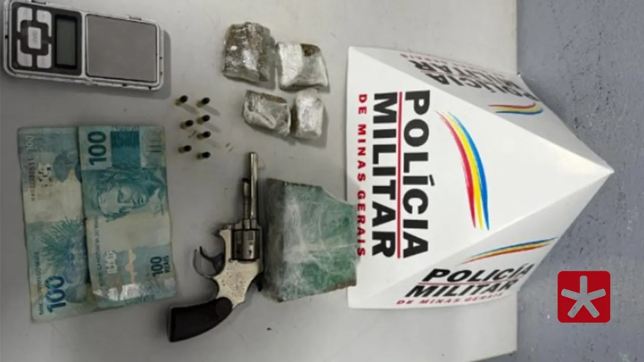 Jovem é preso com drogas e arma após tentativa de fuga em alta velocidade