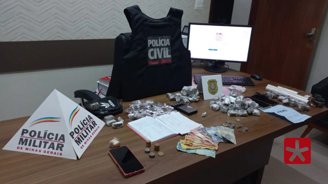 Operação Têmis: mulher é presa por tráfico de drogas em Coromandel