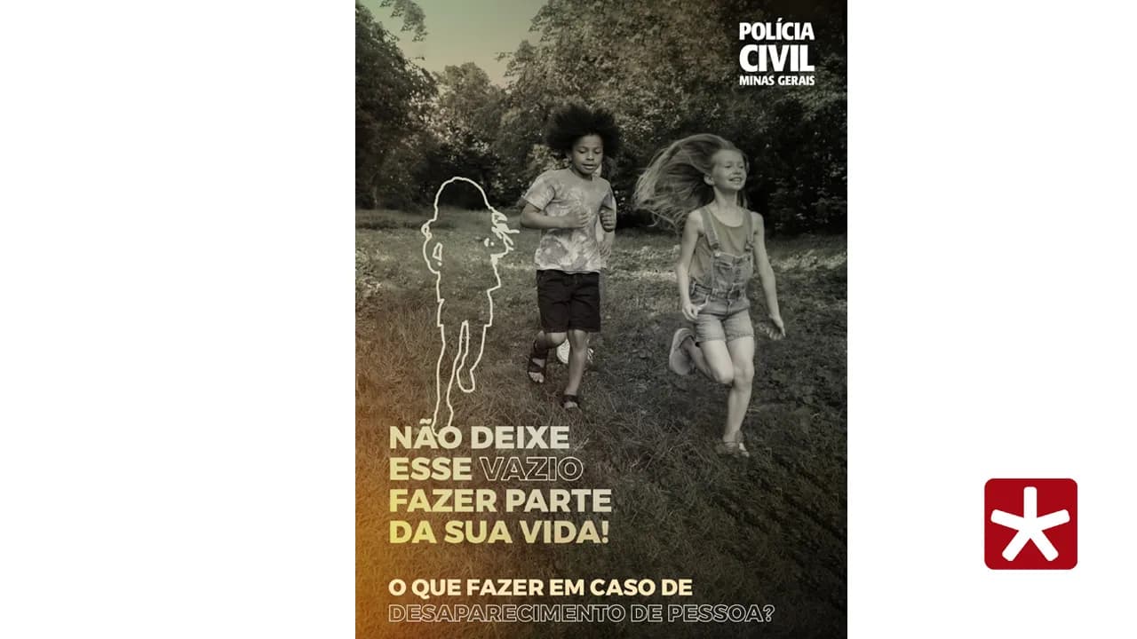 Polícia Civil lança campanha para alertar sobre o desaparecimento de crianças