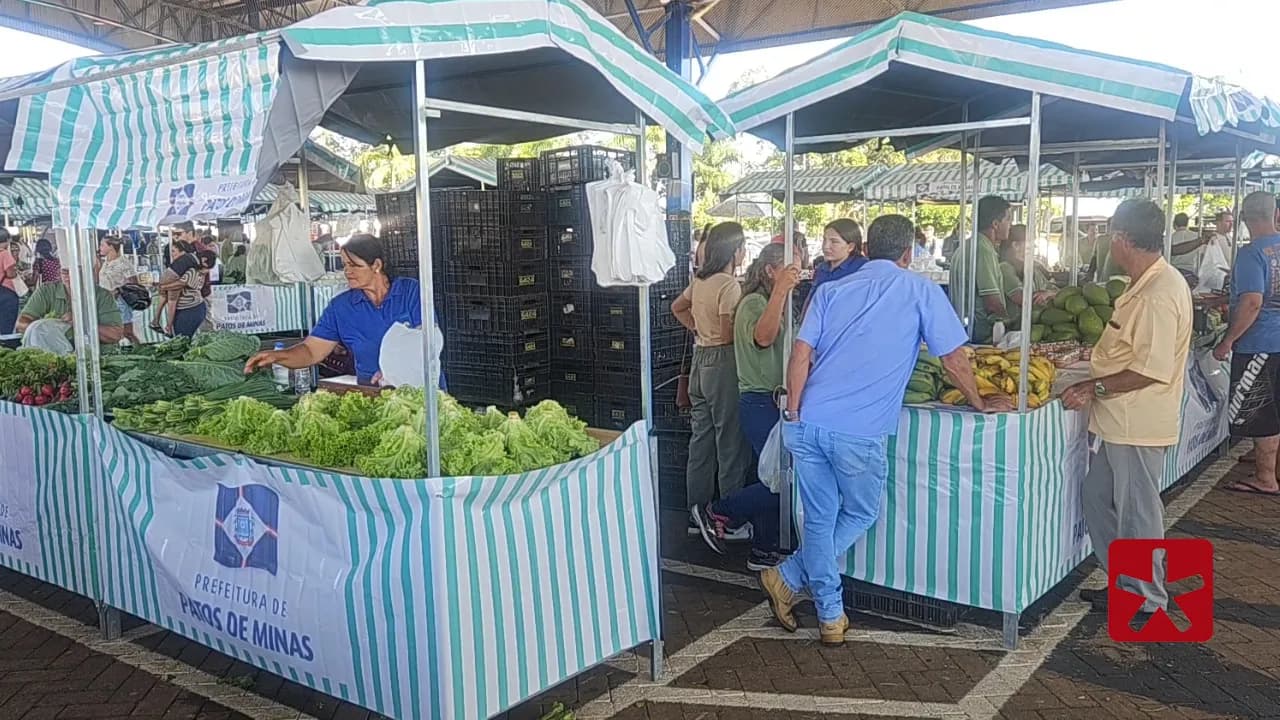 Cartão postal da cidade abriga Feira dos Produtores todos os sábados