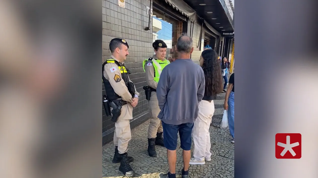 “PMMG 250 anos: Dia das Mães” reforça policiamento nos centros comerciais e homenageia mães nas ruas