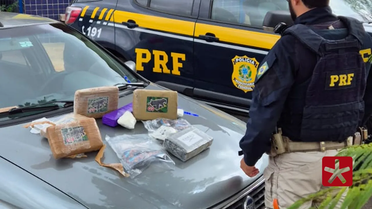 PRF apreende drogas de alto valor em Patos de Minas