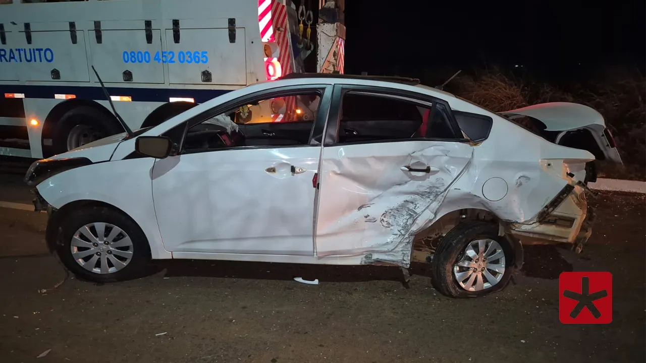 Casal e três filhos, de 18, 15 e 7 anos, respectivamente, tiveram ferimentos leves