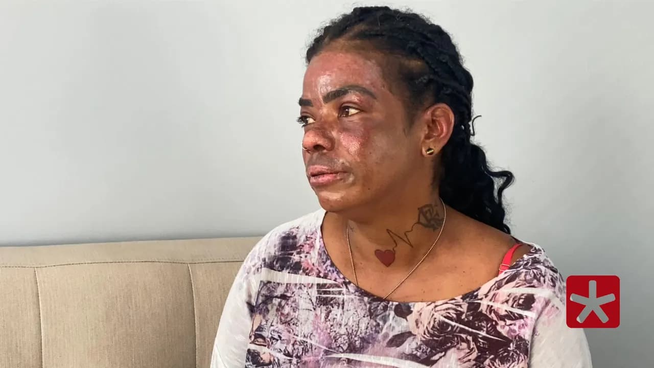 Segunda Fabiana, companheiro teria tirado registro do botijão após briga do casal 