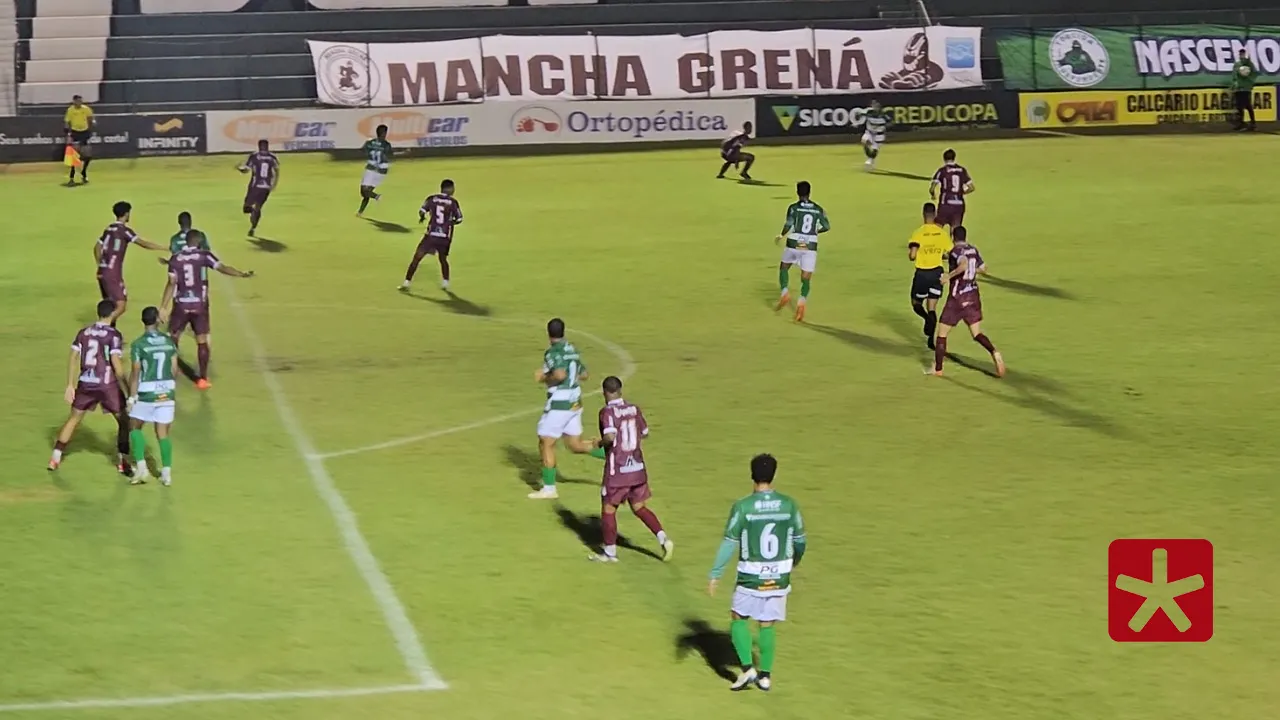 Mamoré voltou do intervalo pressionando com volume, mas teve pouca efetividade 