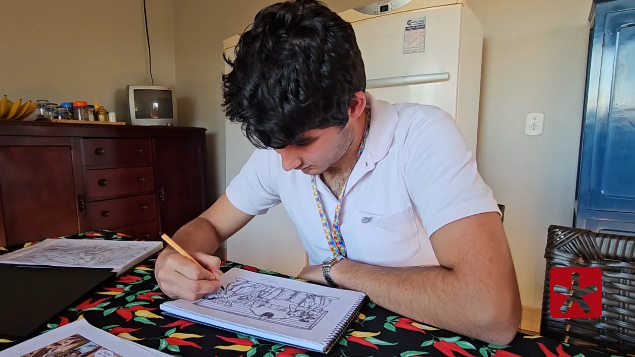 Miguel Galvão: talento, superação e sonhos traçados à mão