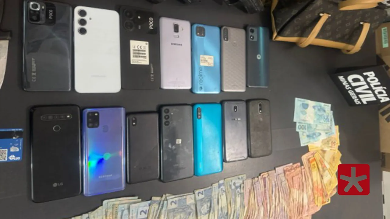 Operação desarticula quadrilha que praticava furtos e roubos de celulares