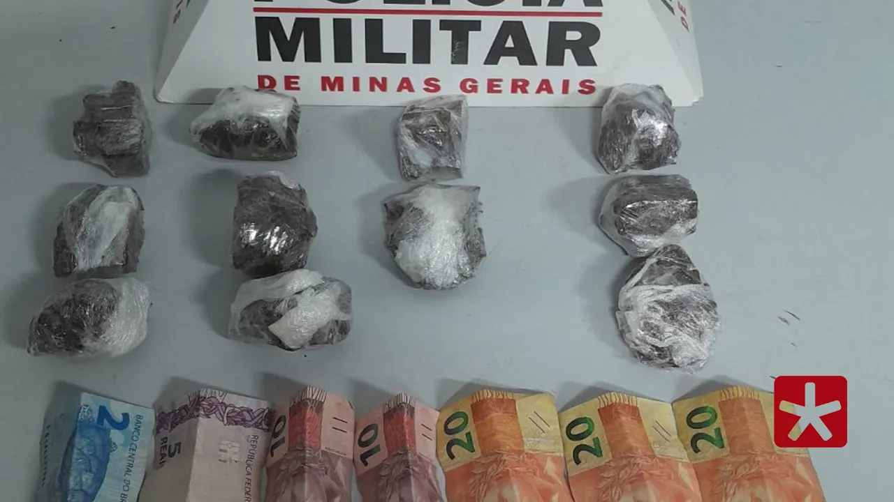 Motociclista não habilitada é presa transportando maconha em Patos de Minas