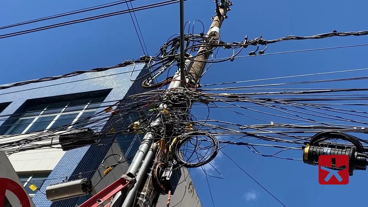 Secretaria de Planejamento dividiu a cidade em nove regiões para facilitar retirada de cabos