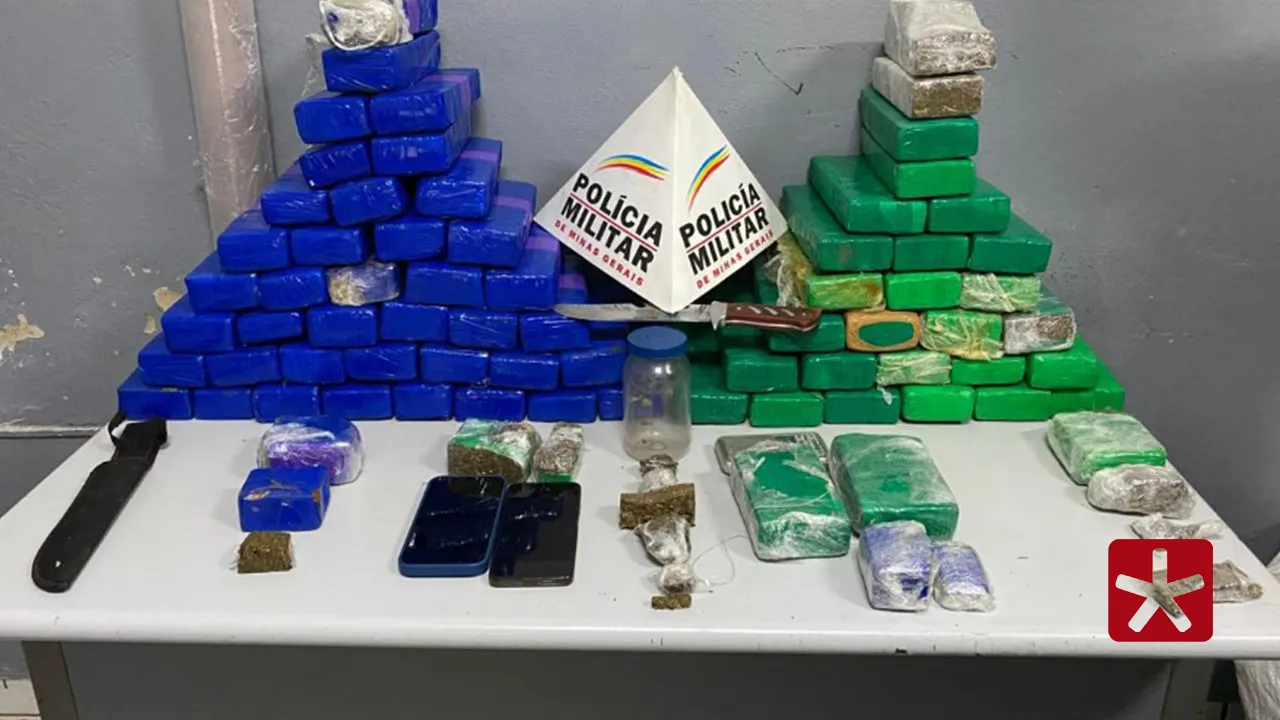 Polícia apreende grande quantidade de maconha em Patos de Minas