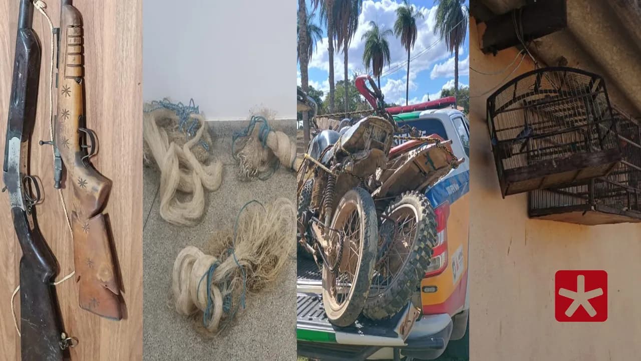 Homem é preso em flagrante por caça e pesca predatória
