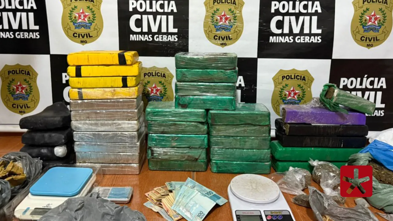 Operação Valete: Polícia Civil apreende grande quantidade de drogas em Patos de Minas
