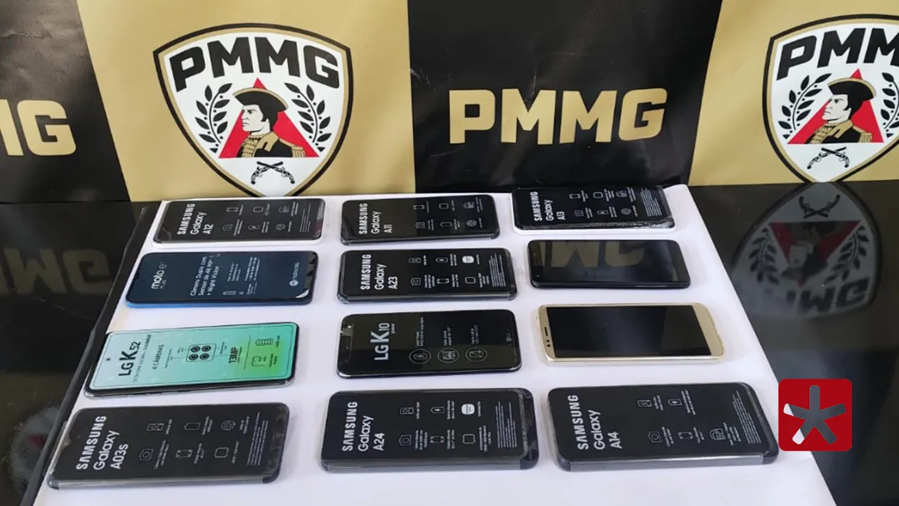 Celulares furtados em loja são recuperados pela Polícia Militar