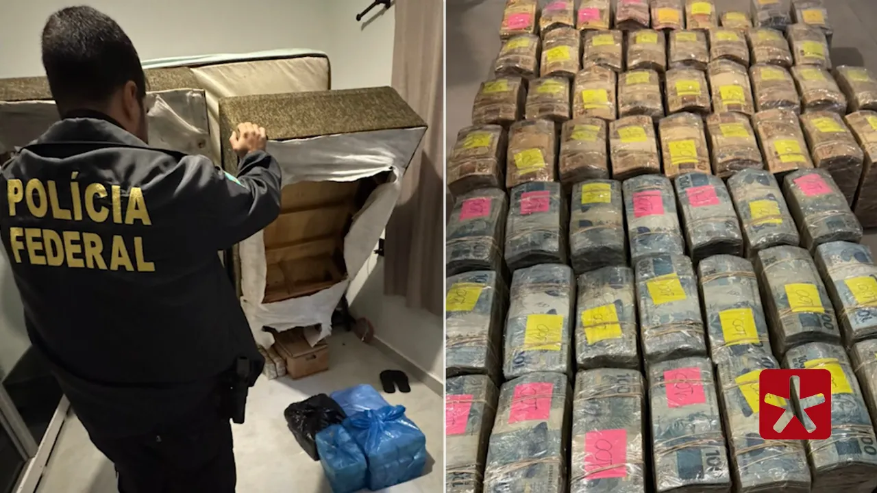 Parte de R$ 3,8 milhões estava escondida debaixo de sofá-cama em Uberaba