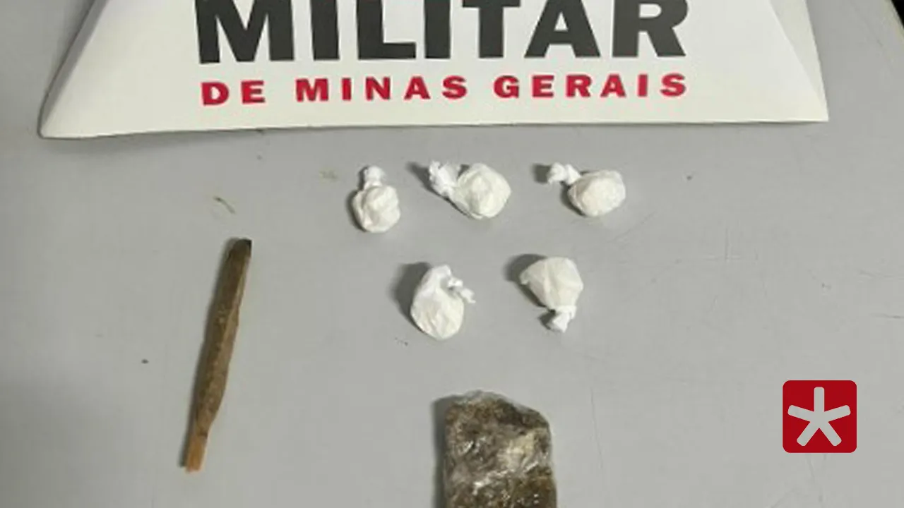 Condutor de motocicleta tenta fugir de abordagem, mas acaba preso com maconha e cocaína no bairro Alto da Colina