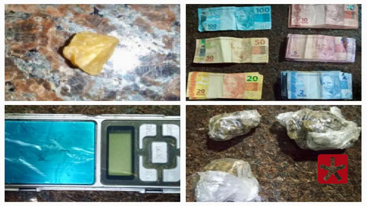 Polícia apreende drogas em residência e recupera celular roubado