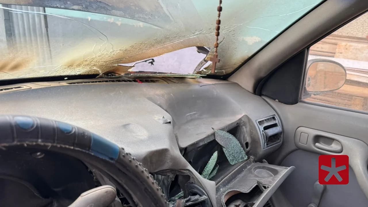  Veículo era usado para trabalho e transporte da família; causas do fogo ainda são investigadas