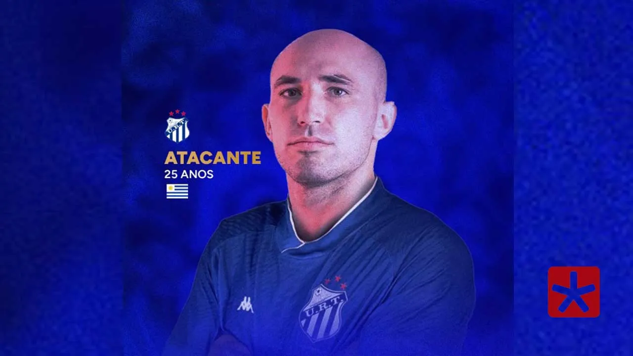 URT anuncia contratação de atacante uruguaio para o Campeonato Mineiro