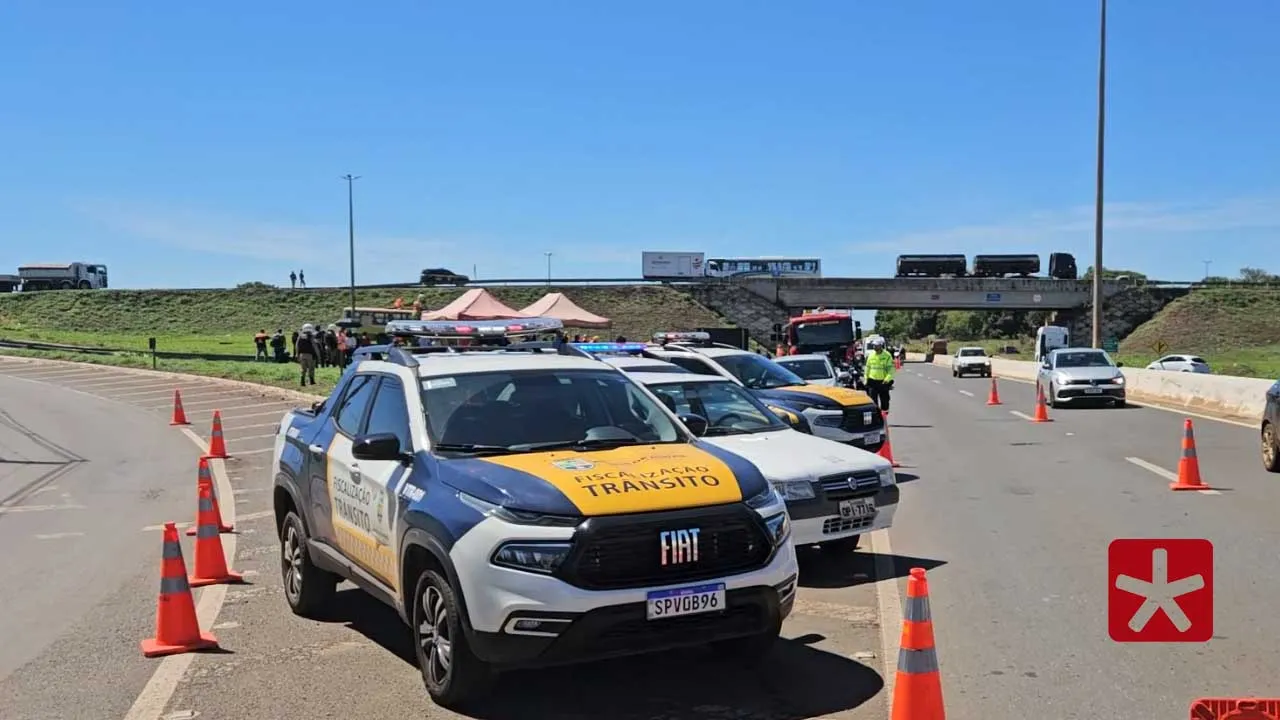 Simulado de acidente com múltiplas vítimas mobiliza equipes no Trevo da Pipoca, em Patos de Minas