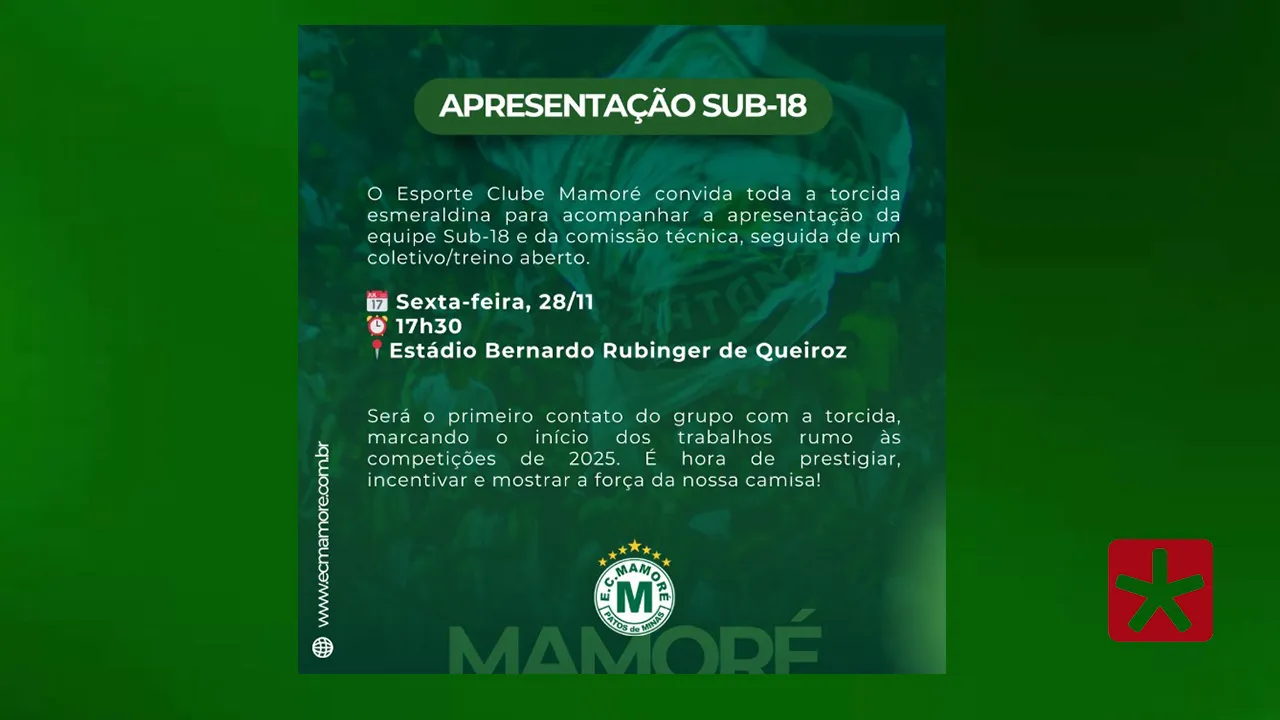 Evento no Estádio Bernardo Rubinger marca início dos trabalhos para a temporada 2025.