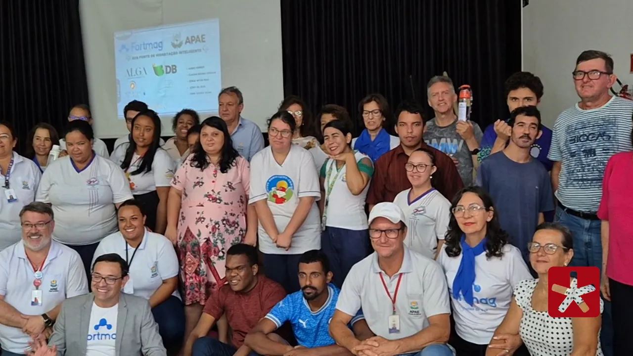 Projeto social da FORTMAG, com apoio de empresários, instala equipamento que corrige a estrutura molecular da água e beneficia alunos, colaboradores e familiares