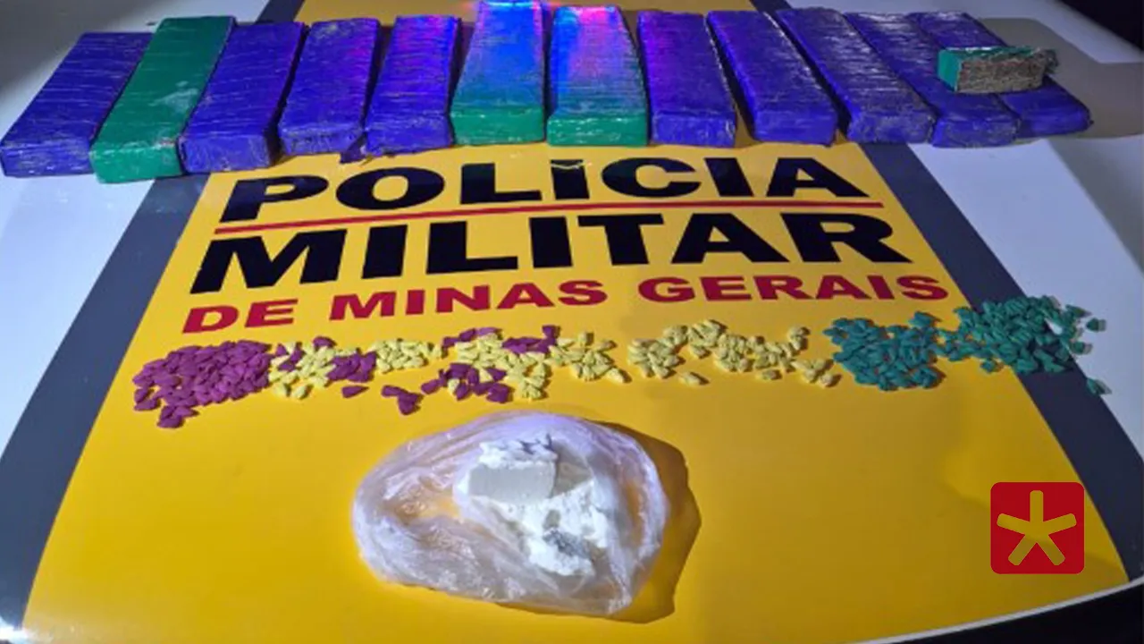 Casal é preso com maconha, cocaína e mais de 280 comprimidos de ecstasy