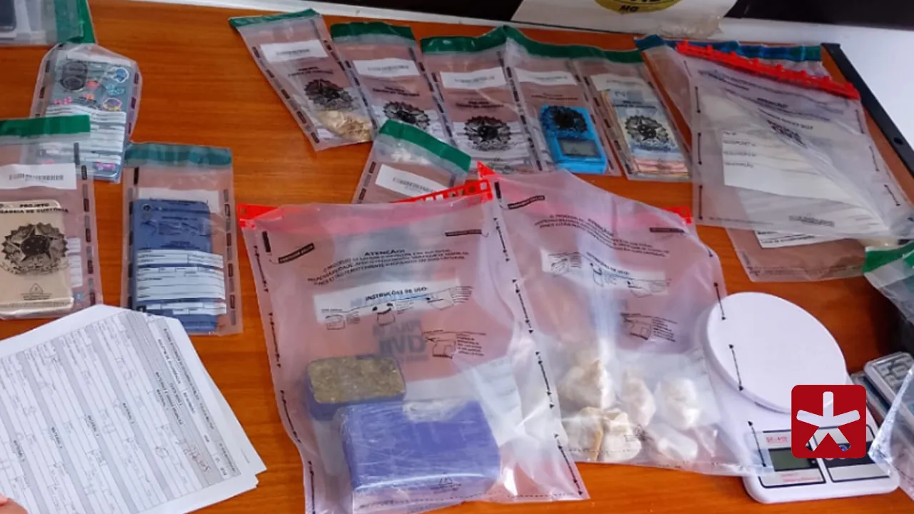 Entre os presos em flagrante estão quatro mulheres, de 21, 26, 38 e 54 anos