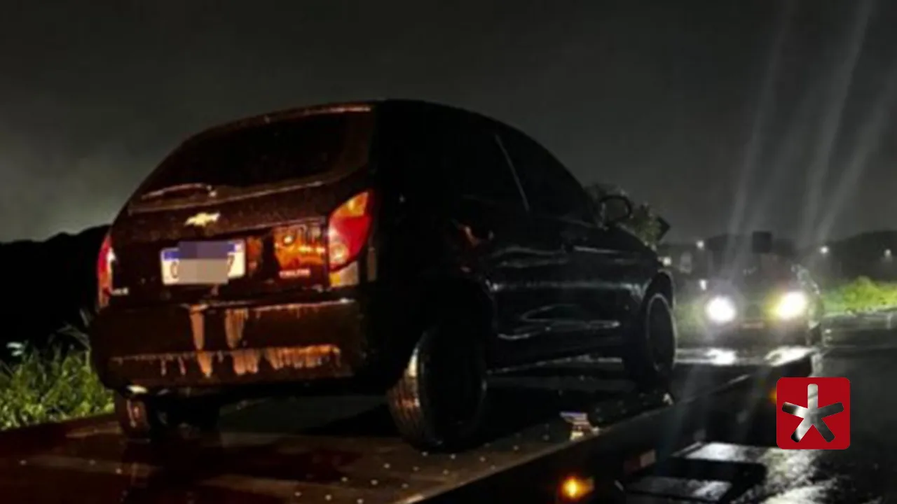 Polícia Militar intercepta veículo após perseguição e prisão por direção perigosa em Patrocínio