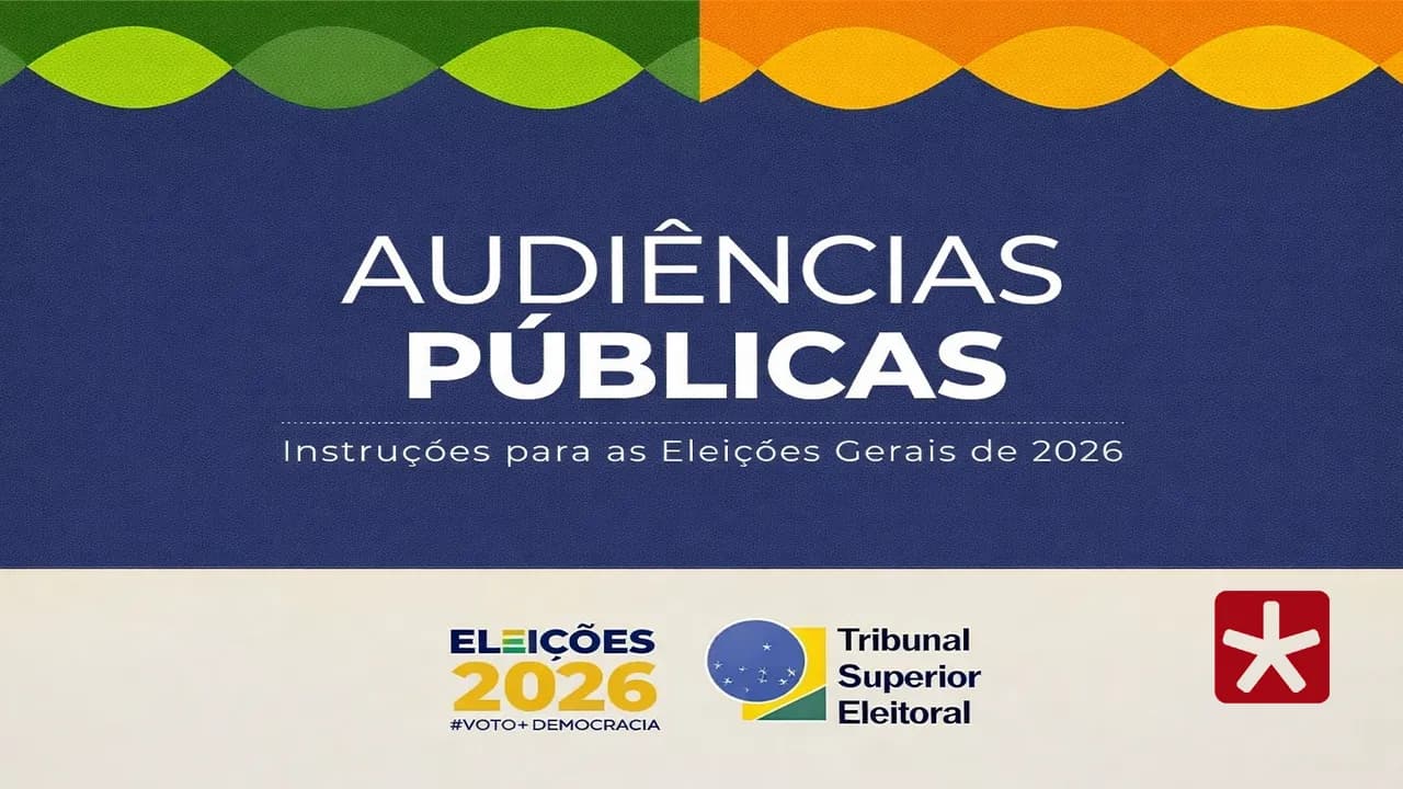 Prazo para envio de sugestões para regras das Eleições 2026 termina no dia 30 de janeiro