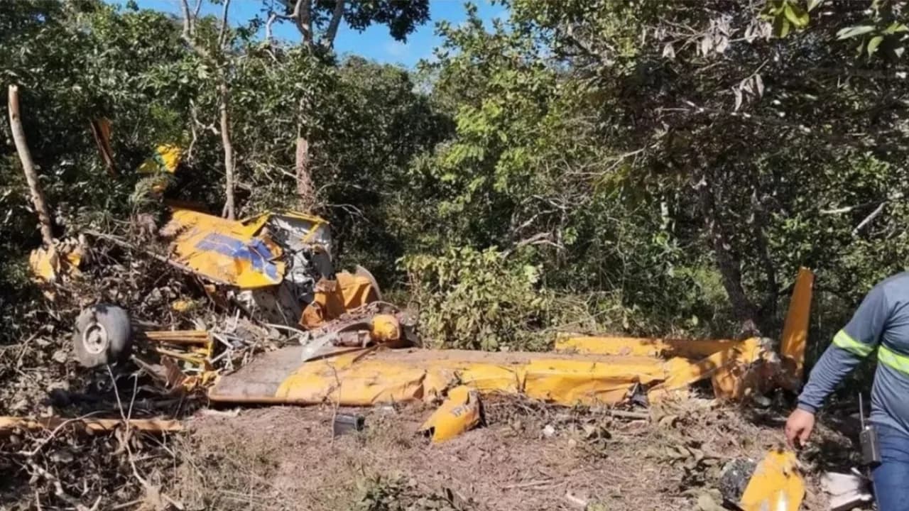 Piloto é encontrado com vida após acidente com queda de aeronave em Vazante