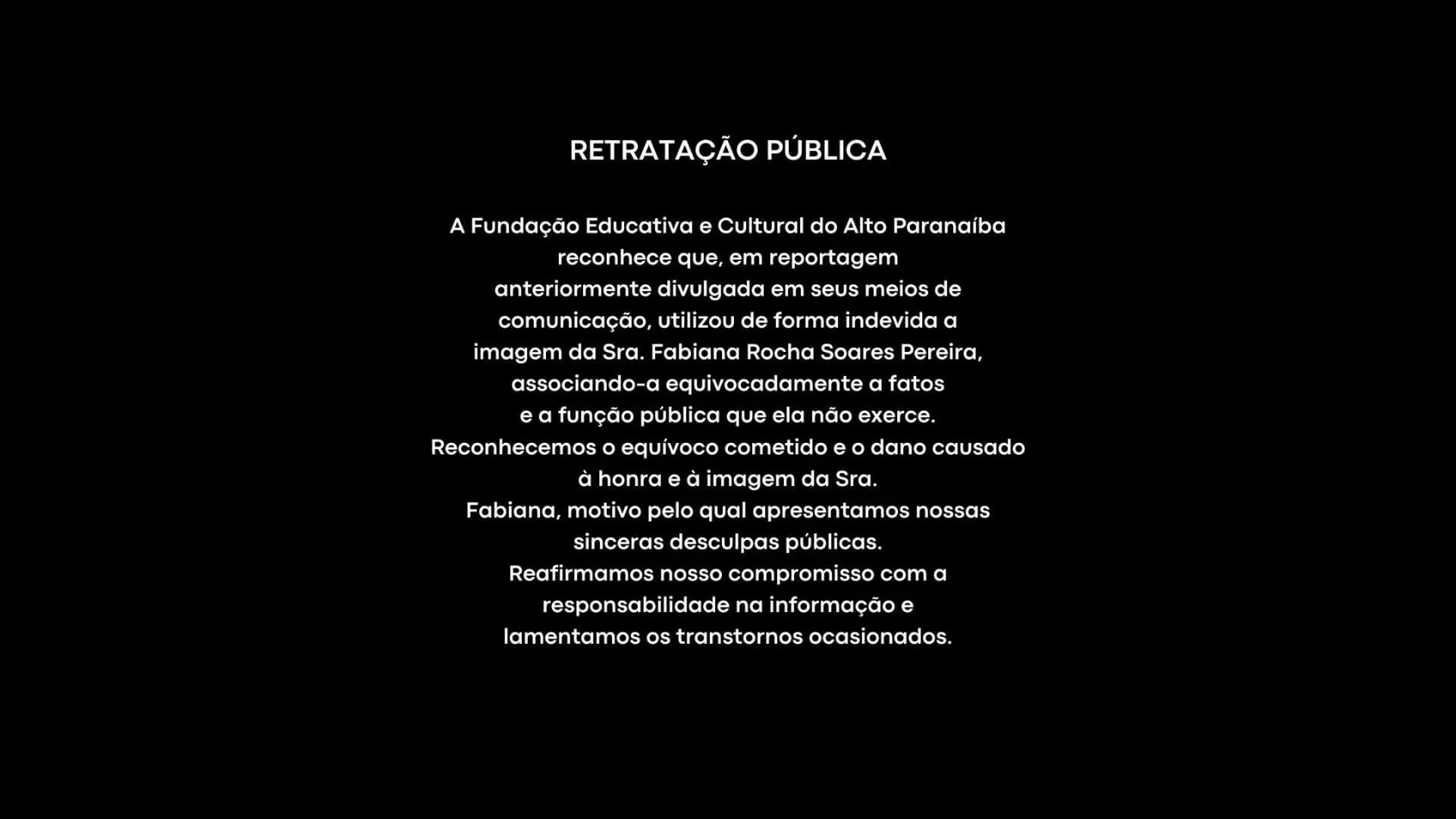 Nota de esclarecimento