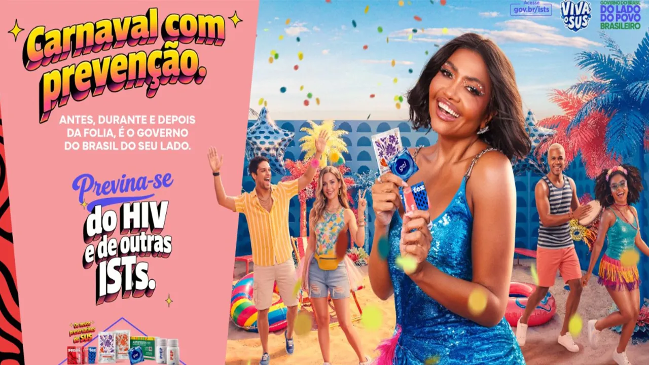 Carnaval: saúde reforça uso de camisinha para prevenção de doenças