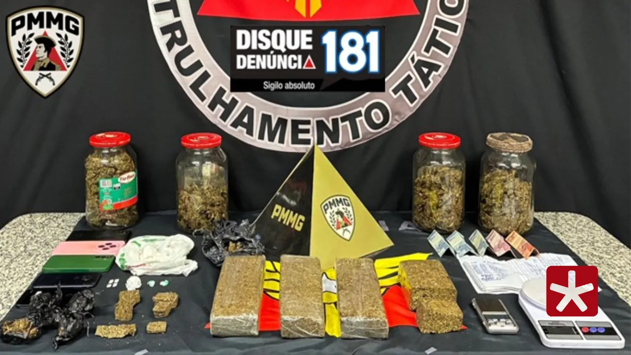 Polícia intercepta drogas que estavam sendo transportadas em taxi