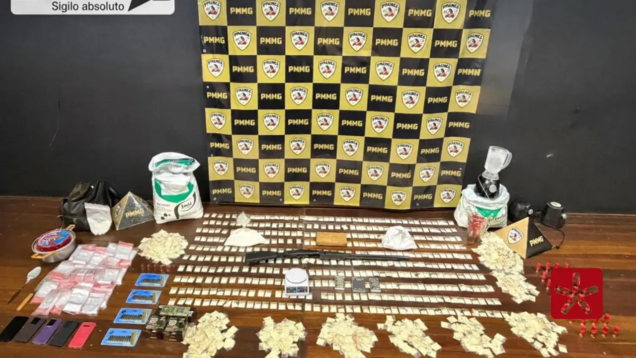 Laboratório de refino de cocaína é descoberto pela PM e quatro são presos em flagrante