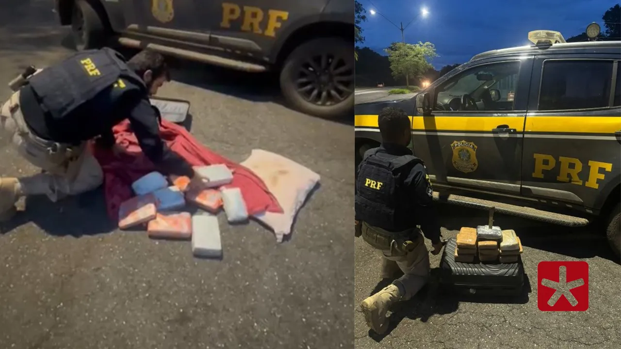 Mulher é presa com dez tabletes de maconha em ônibus na BR-365, em Patos de Minas